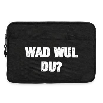 Wad Wul Du - Laptoptasche 13" - Schwarz - Vorne
