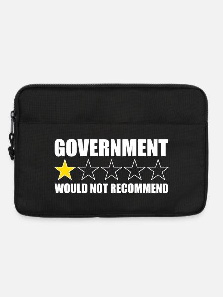 Die Regierung würde es nicht empfehlen. Anti-Regie - Laptoptasche 13" - Schwarz