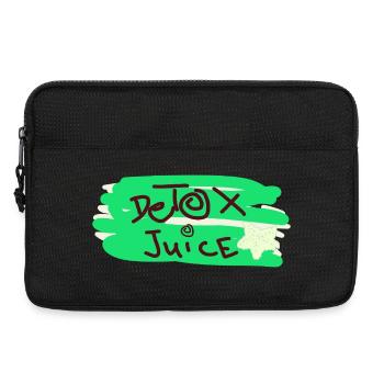 Detox saft text - Laptoptasche 13" - Schwarz - Vorne