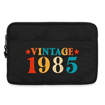 Original 1985 Vintage Vintage Anniversaire Rétro - Sacoche pour ordinateur portable 13 pouces - noir - Devant