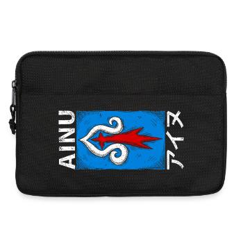 Ainu Flag - Laptop bag 13" - black - Front