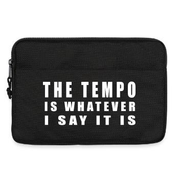 Das Tempo ist, wie ich sage, es ist lustige Musik - Laptoptasche 13" - Schwarz - Vorne