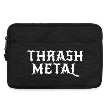 Thrash Metal Logo Wappen - Laptoptasche 13" - Schwarz - Vorne
