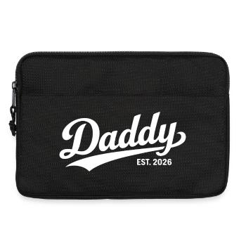 Daddy's 2026 Daddy-to-be New Father Gift - Laptop bag 13" - black - Front