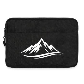 Mountains - Laptop bag 13" - black - Front