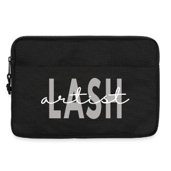 Lash Artist Eyelash Tech Makeup Artist Beauty - Laptop bag 13" - black - Front