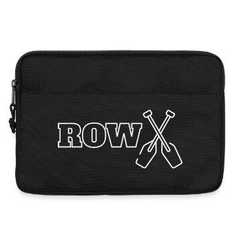 ROW Rowing Design College Style in White - Laptop bag 13" - black - Front
