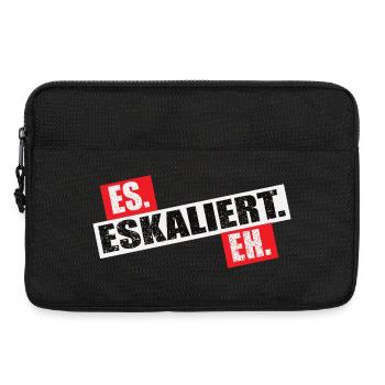 Es Eskaliert Eh - Laptoptasche 13" - Schwarz - Vorne