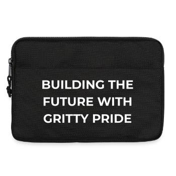 Fierté Gritty du Soudeur - Sacoche pour ordinateur portable 13 pouces - noir - Devant