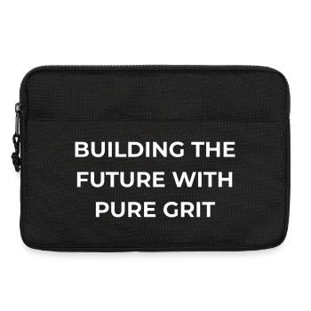 Ouvrier Pure Grit - Sacoche pour ordinateur portable 13 pouces - noir - Devant
