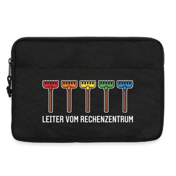 IT-Bereich Informatiker Programmierer IT-Spruch - Laptoptasche 13" - Schwarz - Vorne