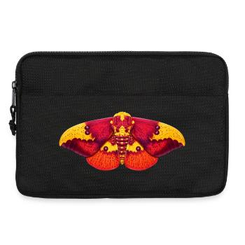 Imperial Moth Eacles imperialis Cartoon Style - Sacoche pour ordinateur portable 13 pouces - noir - Devant