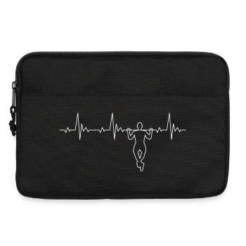 Calisthenics Battement de Coeur Heartbeat - Sacoche pour ordinateur portable 13 pouces - noir - Devant