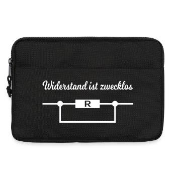 Widerstand ist zwecklos Schaltkreis - Laptoptasche 13" - Schwarz - Vorne