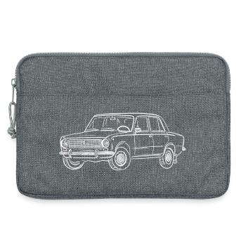 LADA 1200 - Sacoche pour ordinateur portable 13 pouces - gris chiné - Devant