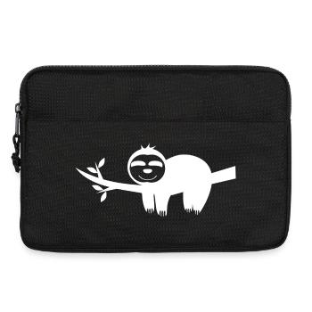 Faultier - Laptoptasche 13" - Schwarz - Vorne