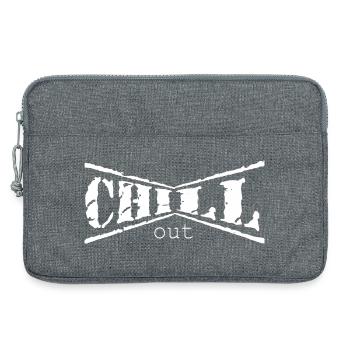 chill chill stoner chill times parents teacher chill - Laptop bag 13" - heather grey - Front