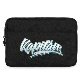 Kapitän Segeln Motorboot Boot Schiff Segler - Laptoptasche 13" - Schwarz - Vorne