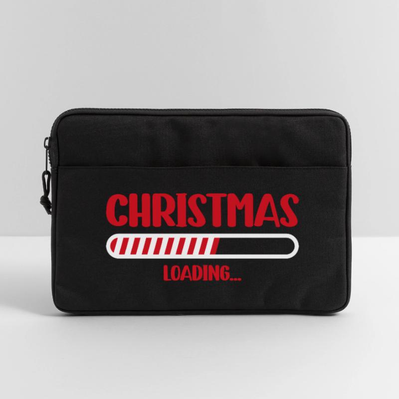 Christmas Loading Progress Bar Laptop bag 13"