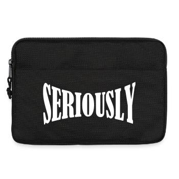chemise sérieuse - Sacoche pour ordinateur portable 13 pouces - noir - Devant
