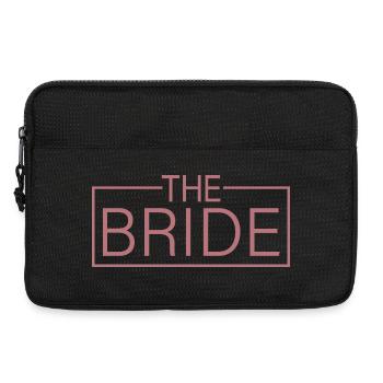 The Bride - Cool Matching Engagement Bridal Shower - Laptop bag 13" - black - Front