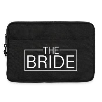 The Bride - Cool Matching Engagement Bridal Shower - Laptop bag 13" - black - Front