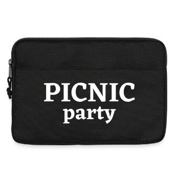 picnic, picnic party, summer - Laptop bag 13" - black - Front