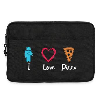 I Love Pizza - Laptoptasche 13" - Schwarz - Vorne