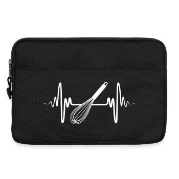 Hand Mixer Drawing - Laptop bag 13" - black - Front