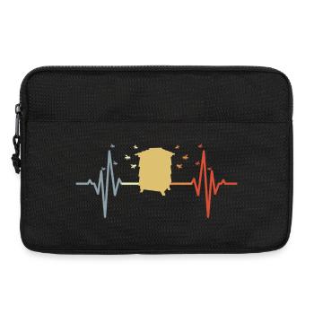 Vintage Beehive Heart Palpitations - Laptop bag 13" - black - Front