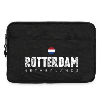 Rotterdam Bold City Emblem - Laptop bag 13" - black - Front