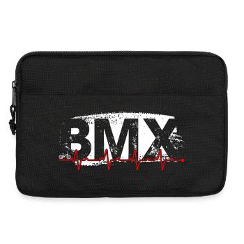 BMX Pulse Graffiti - Laptoptasche 13" - Schwarz - Vorne