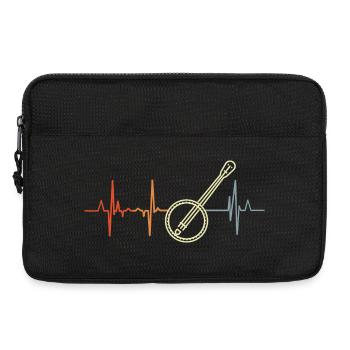 Ligne Banjo Heart - Sacoche pour ordinateur portable 13 pouces - noir - Devant