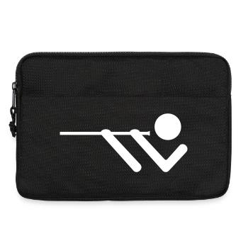 Blasrohr Sport - Laptoptasche 13" - Schwarz - Vorne
