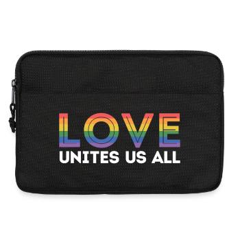 LGBT Pride Month - Liebe vereint uns alle - Laptoptasche 13" - Schwarz - Vorne