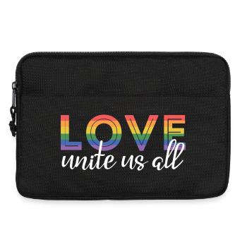 LGBT Pride Month - Liebe vereint uns alle - Laptoptasche 13" - Schwarz - Vorne