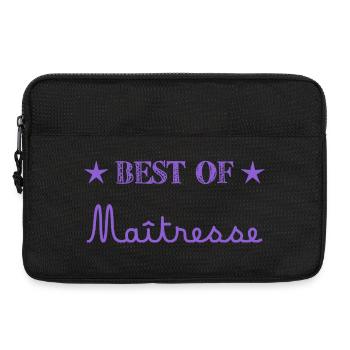 MAÎTRESSE. MERCI. MERCI MAÎTRESSE - Sacoche pour ordinateur portable 13 pouces - noir - Devant
