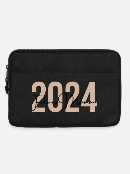 Werdende Mama 2024 - Laptoptasche 13" - Schwarz