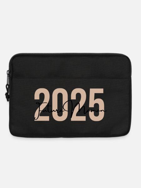 Werdende Mama 2025 - Laptoptasche 13" - Schwarz