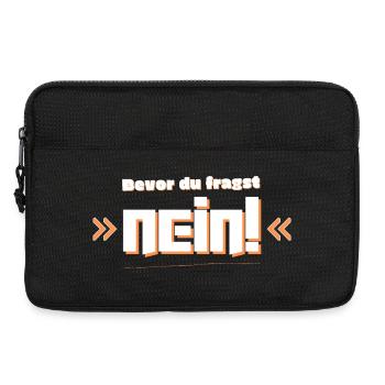 Bevor du fragst Nein! - Laptoptasche 13" - Schwarz - Vorne
