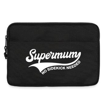 Supermum No Sidekick Needed - Laptop bag 13" - black - Front