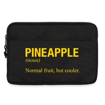 PINEAPPLE Ananas - Laptop bag 13" - black - Front