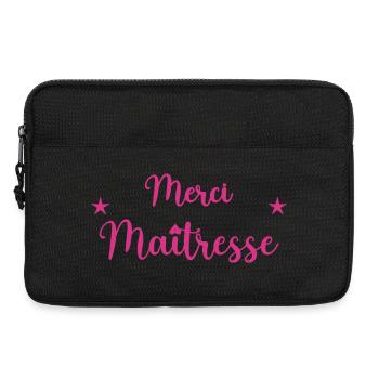 MISTRESS. THANK YOU. THANK YOU MISTRESS. MASTERS' GIFT - Laptop bag 13" - black - Front