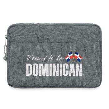 Stolzer Dominikaner - Laptoptasche 13" - Grau meliert - Vorne