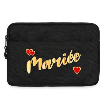 MARRIED bachelorette PARTY - Laptop bag 13" - black - Front