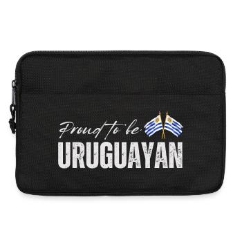 Stolzer Uruguayer, ich liebe Uruguay - Laptoptasche 13" - Schwarz - Vorne