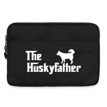 Husky Daddy T-Shirt Playful Mother's Day Design - Laptop bag 13" - black - Front