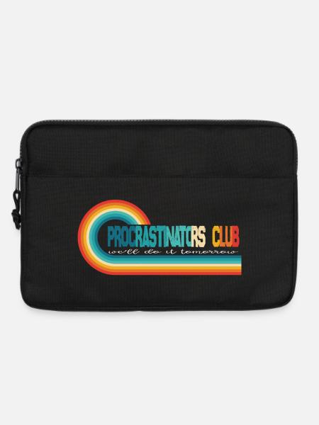 procrastinators club we’ll do it tomorrow  - Laptop bag 13" - black