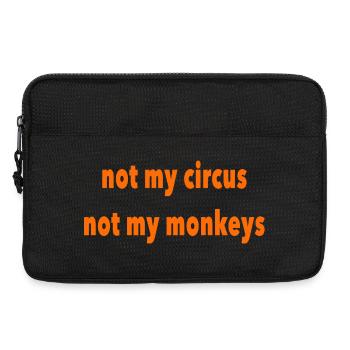not my circus - Laptoptasche 13" - Schwarz - Vorne