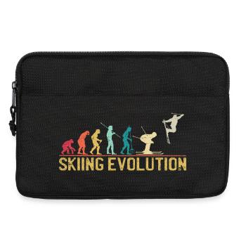 Ski-Evolution: Von den ersten Schritten zum Freestyle - Laptoptasche 13" - Schwarz - Vorne